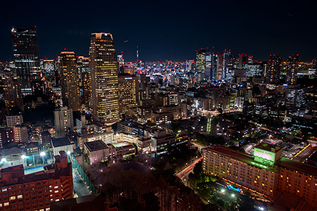 東京タワー　メインデッキの夜景