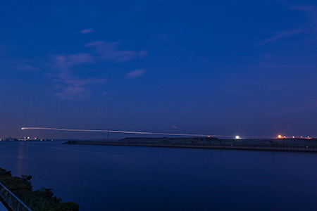 京浜島つばさ公園の夜景