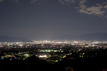 築山御崎公園の夜景