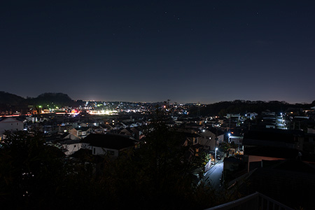 烏土塚古墳の夜景