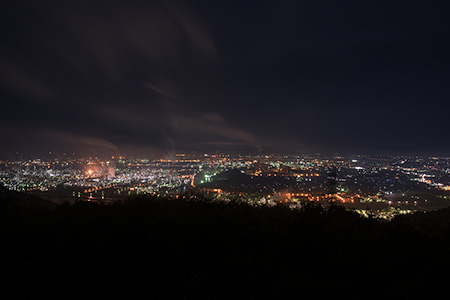 鷲羽山スカイライン　水島展望台の夜景