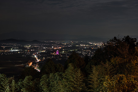 八木山展望台の夜景