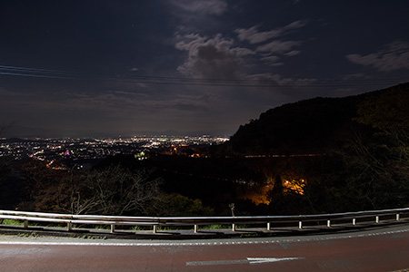 八木山展望公園の夜景
