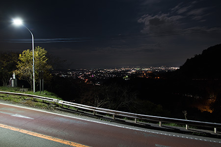 八木山展望公園の夜景
