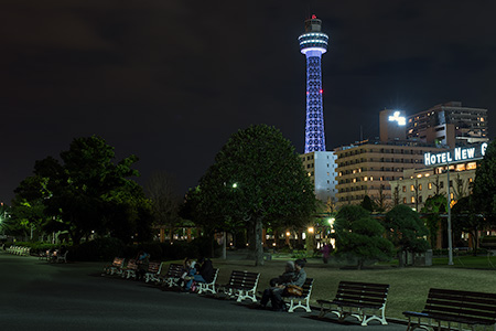 山下公園の夜景 神奈川県横浜市中区 こよなく夜景を愛する人へ