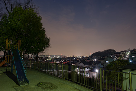 横川つつじ公園の夜景