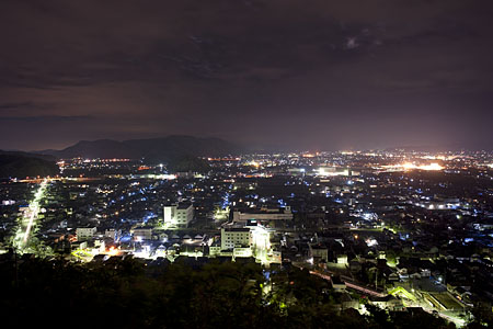 吉野山公園の夜景